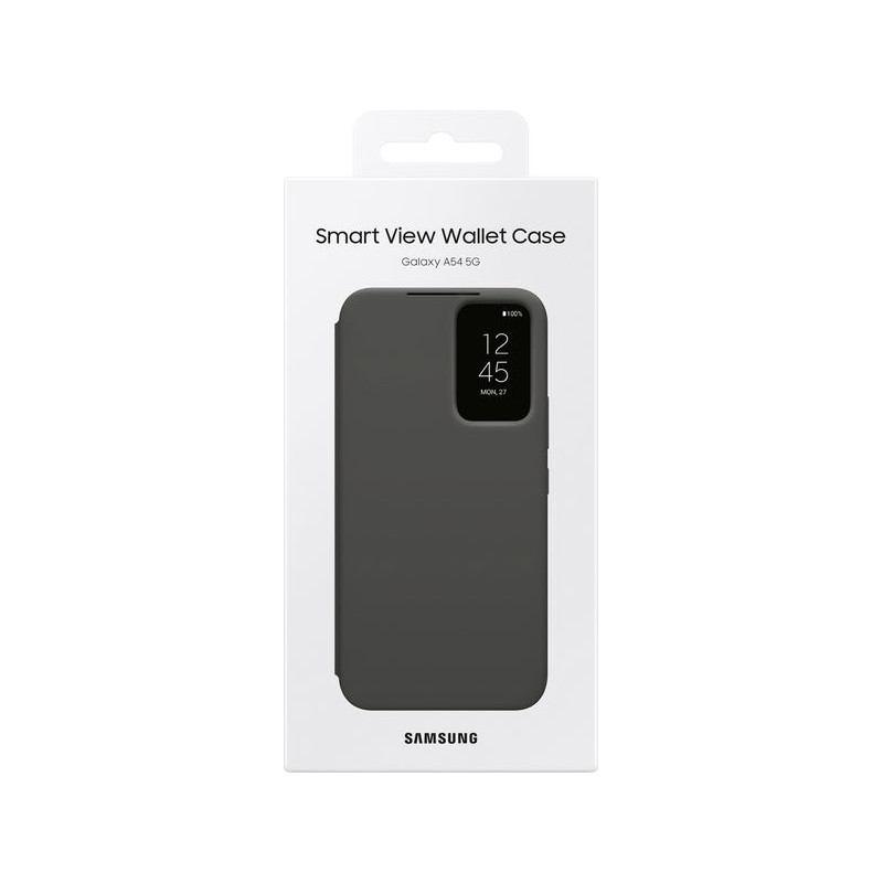 Samsung A546 A54 5G S-View Wallet Cover Black EF-ZA546CB